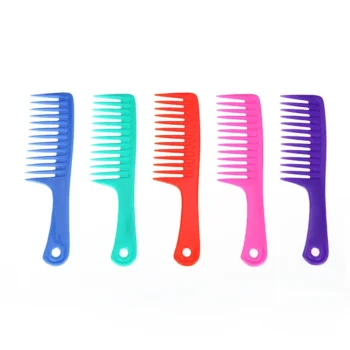 Peine de Dientes Anchos para Desenredar y Definir el Cabello
