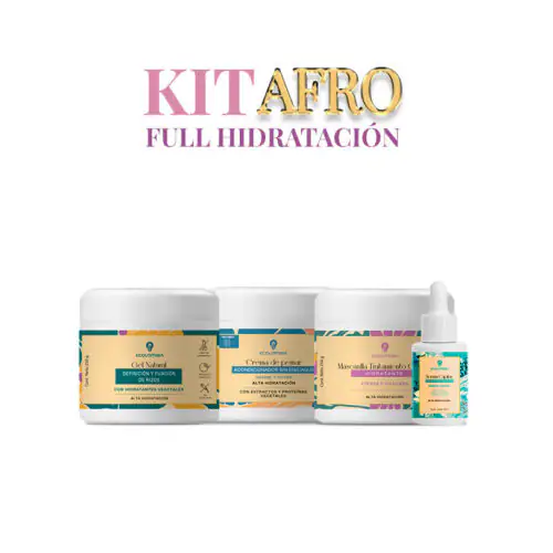 KIT AFRO FULL HIDRATACIÓN SIN FONDO